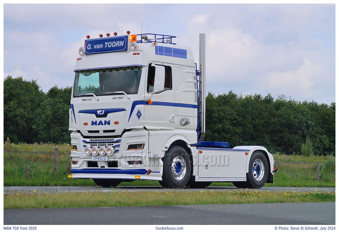 MAN TGX from 2020 Photo July 2024