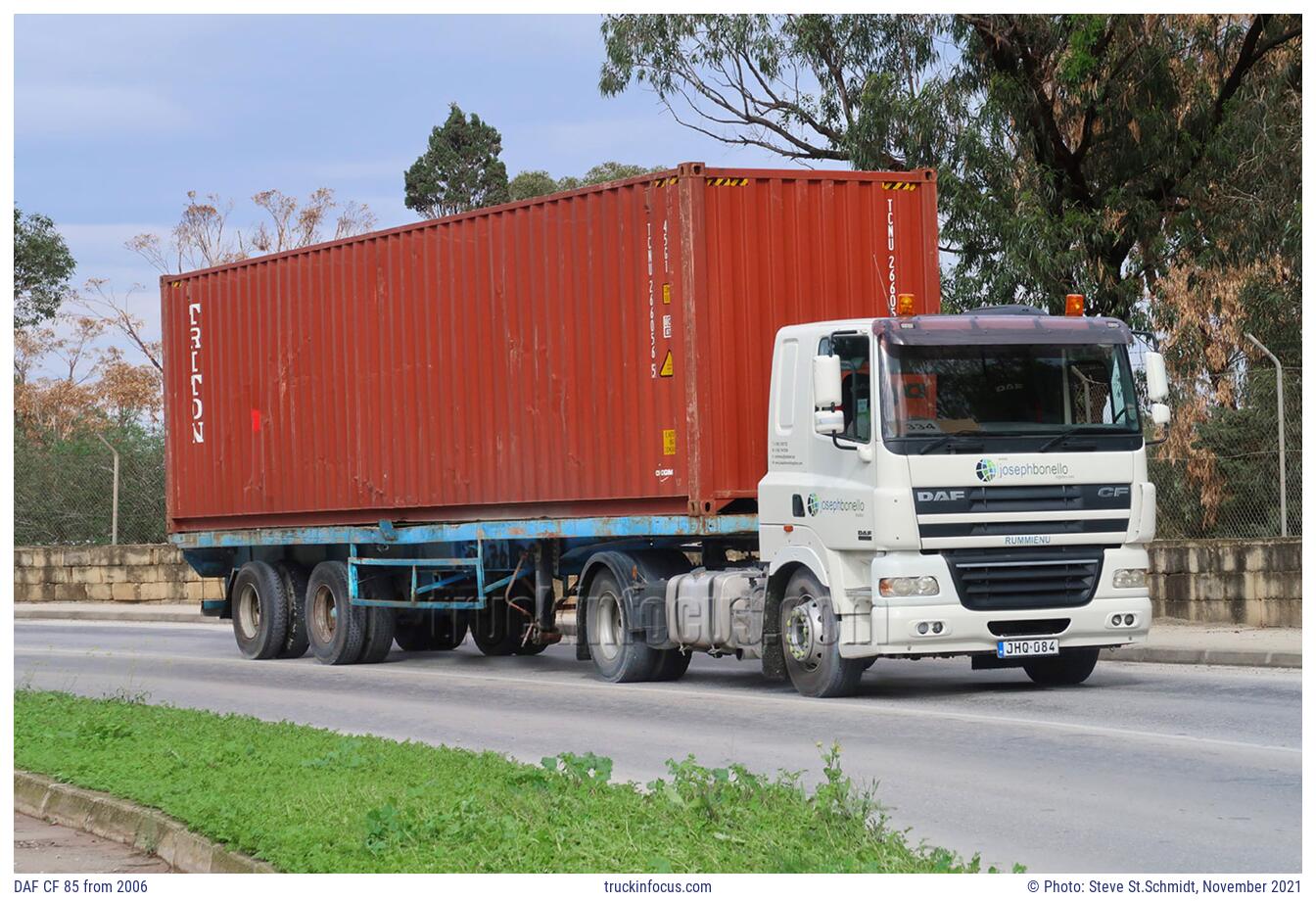 DAF CF 85 from 2006 Photo November 2021