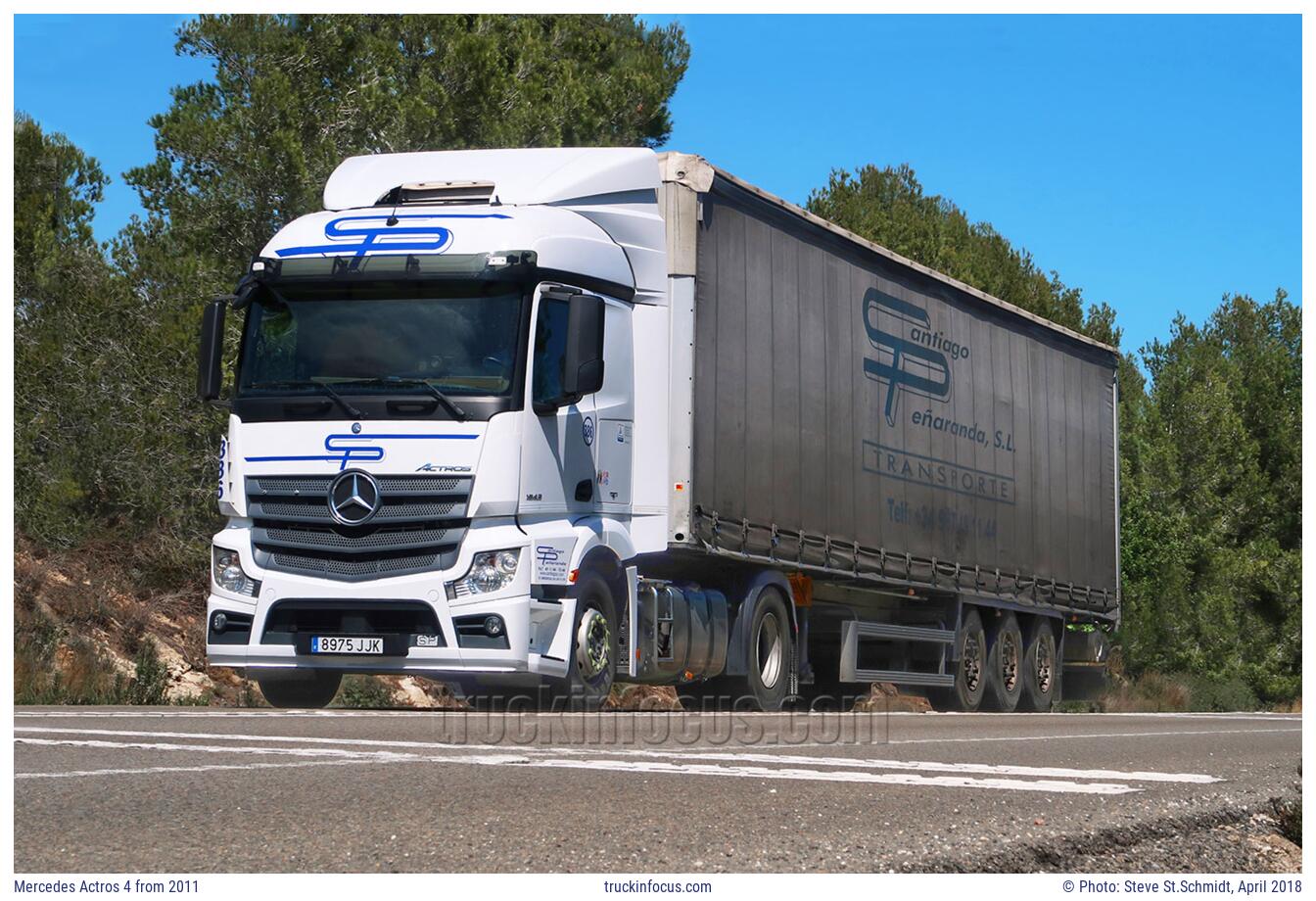 Mercedes Actros 4 from 2011 Photo April 2018