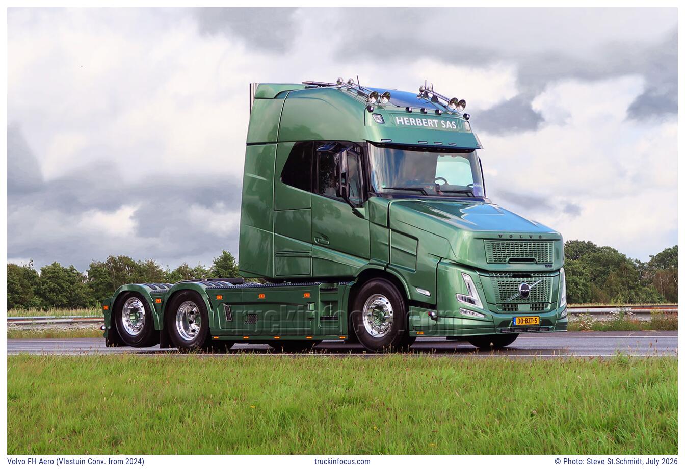 Volvo FH Aero (Vlastuin Conv. from 2024) Photo July 2026