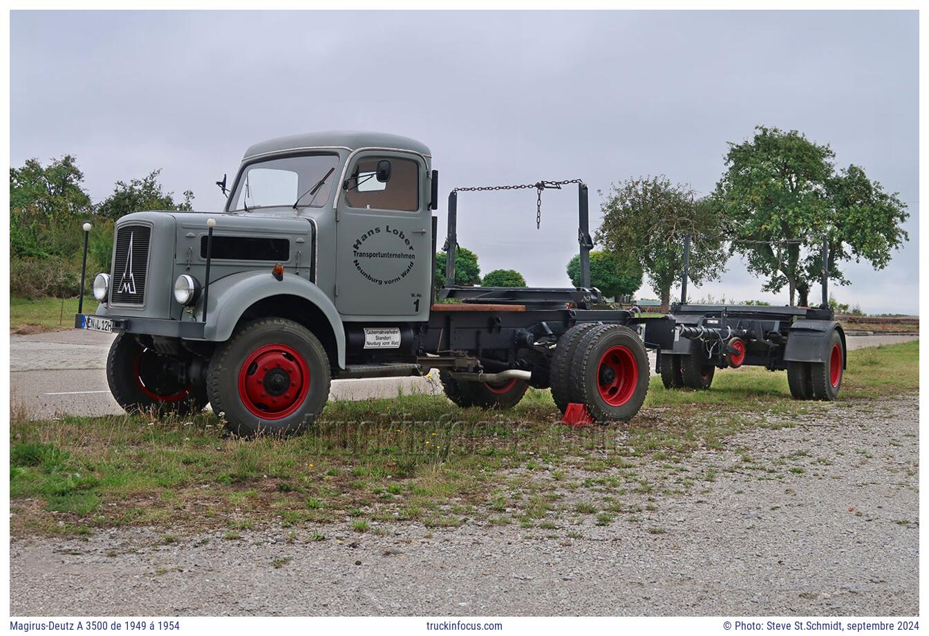 Magirus-Deutz A 3500 de 1949 á 1954 Photo septembre 2024