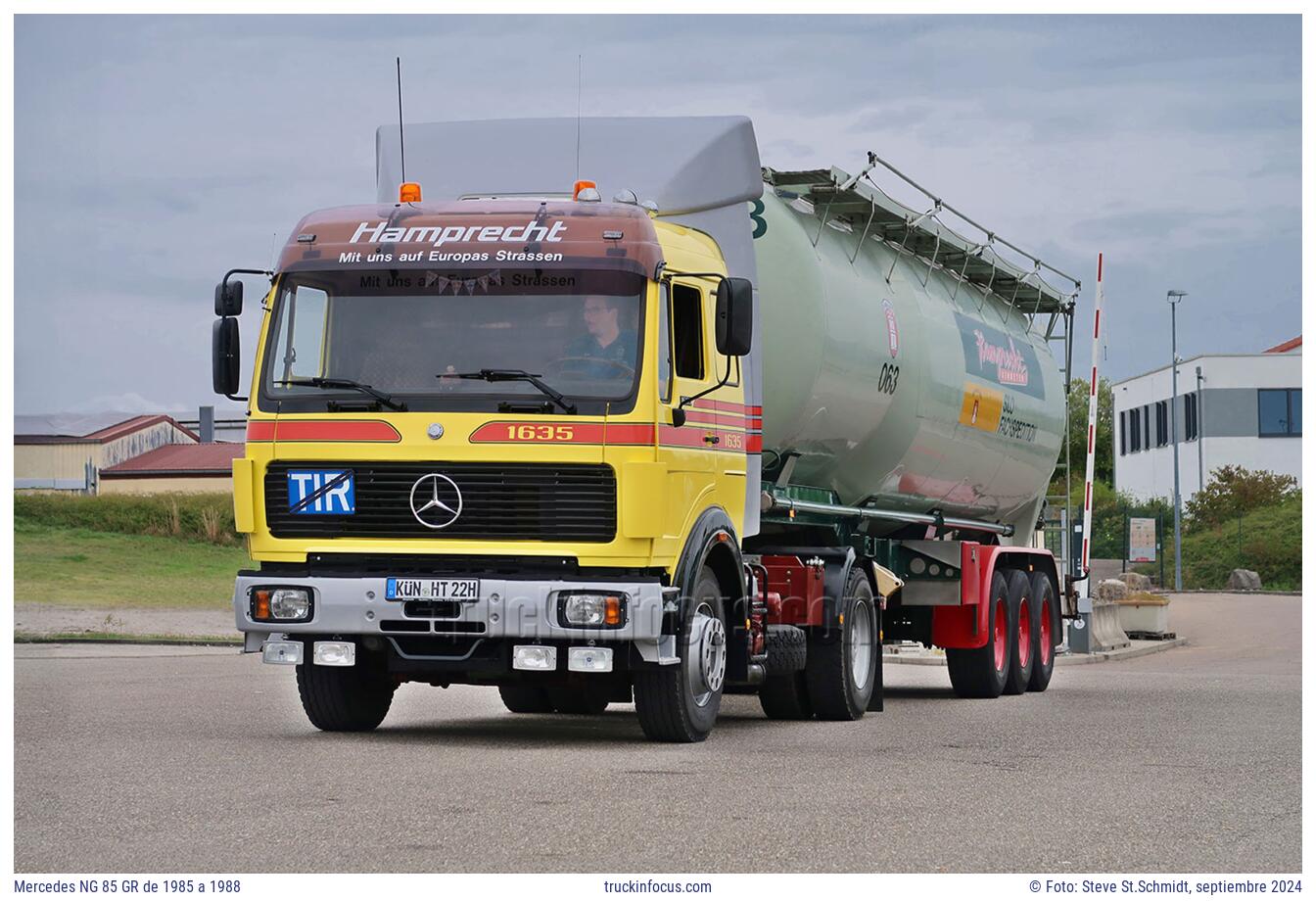 Mercedes NG 85 GR de 1985 a 1988 Foto septiembre 2024
