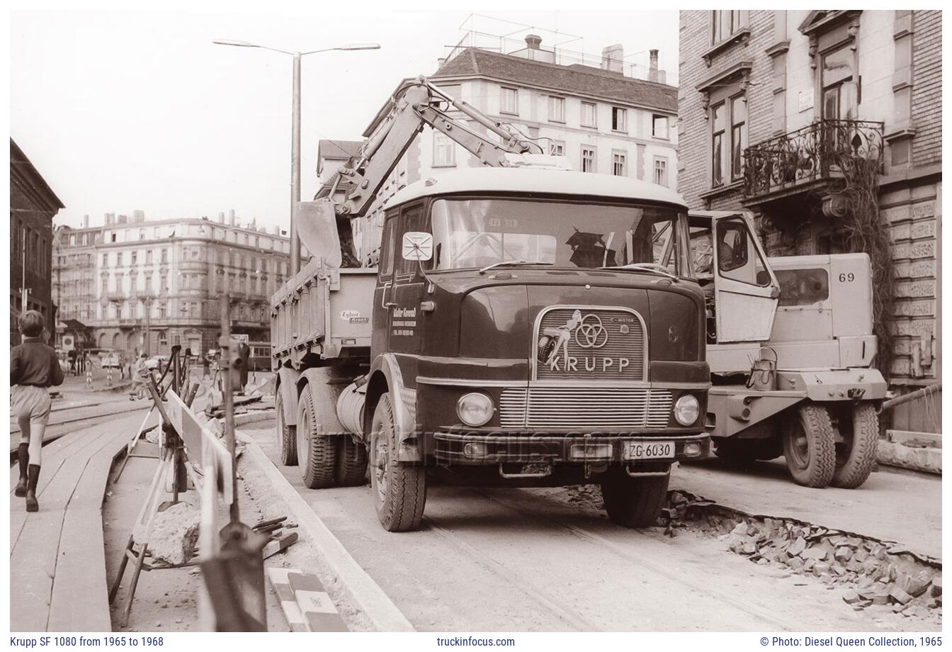 Krupp SF 1080 from 1965 to 1968 Photo 1965