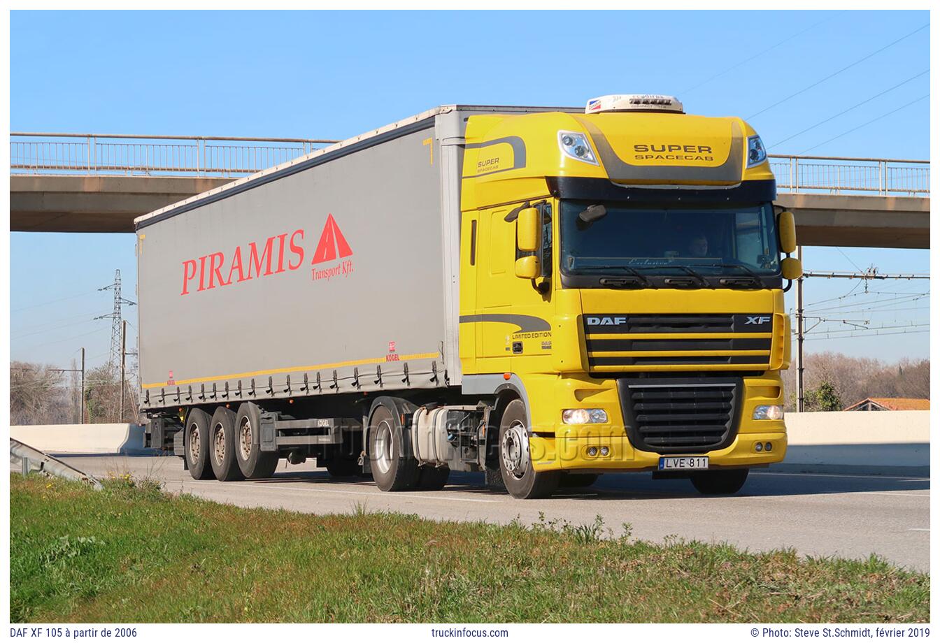 DAF XF 105 à partir de 2006 Photo février 2019