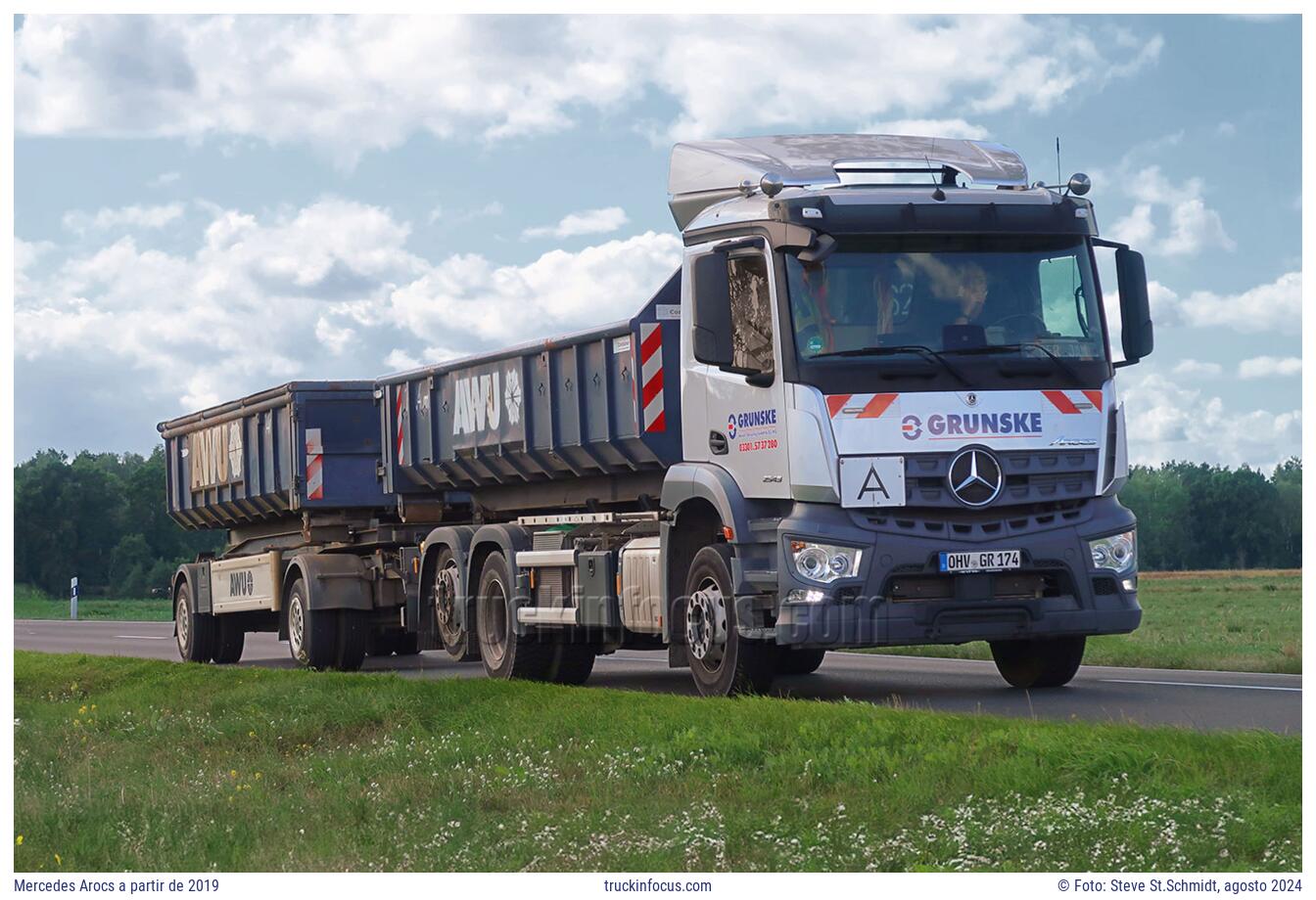 Mercedes Arocs a partir de 2019 Foto agosto 2024