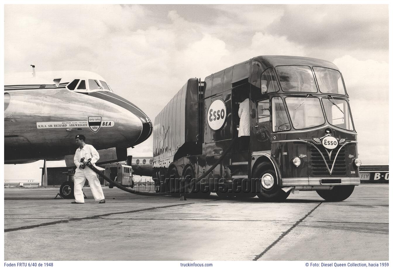 Foden FRTU 6/40 de 1948 Foto hacia 1959