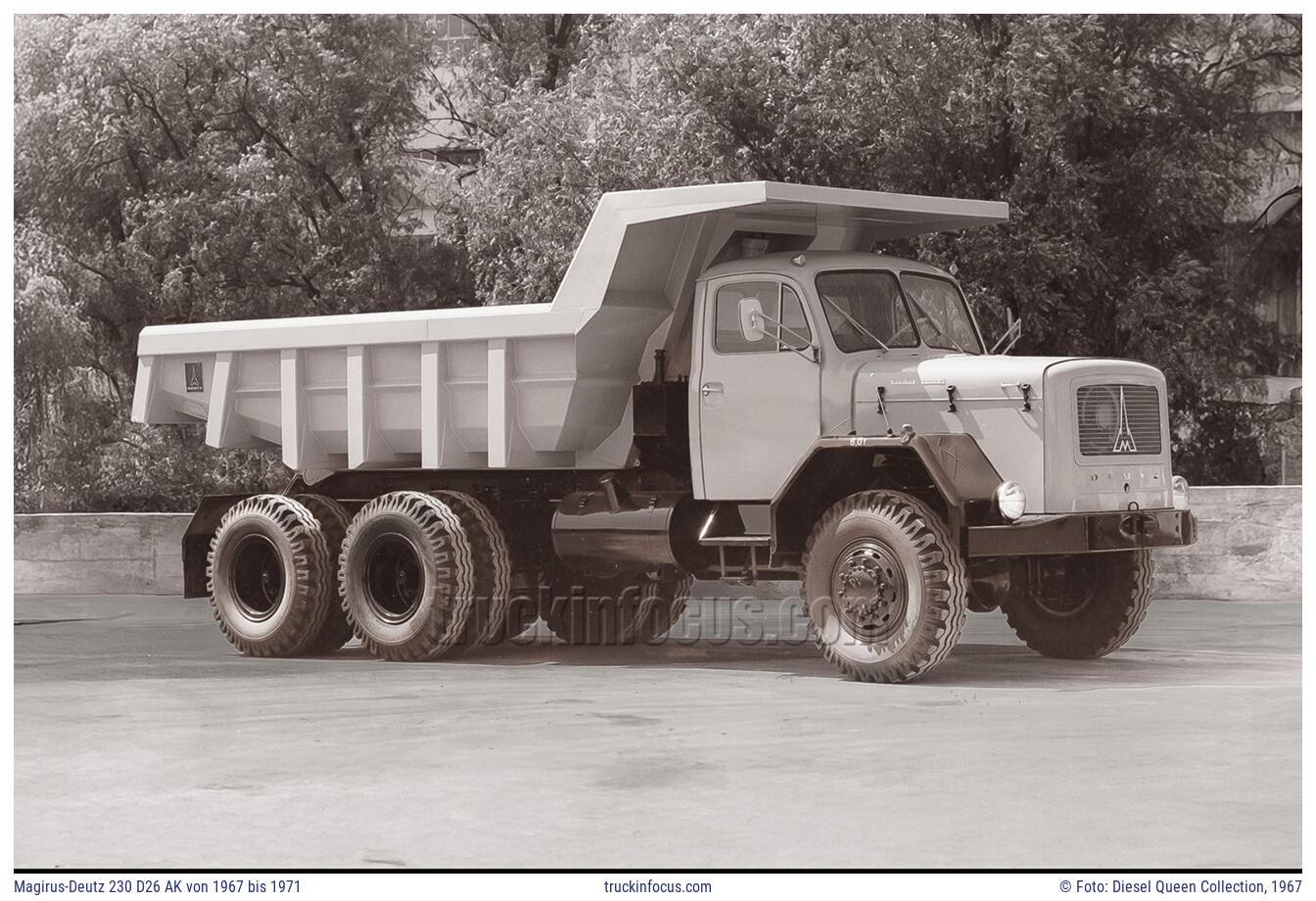 Magirus-Deutz 230 D26 AK von 1967 bis 1971 Foto 1967