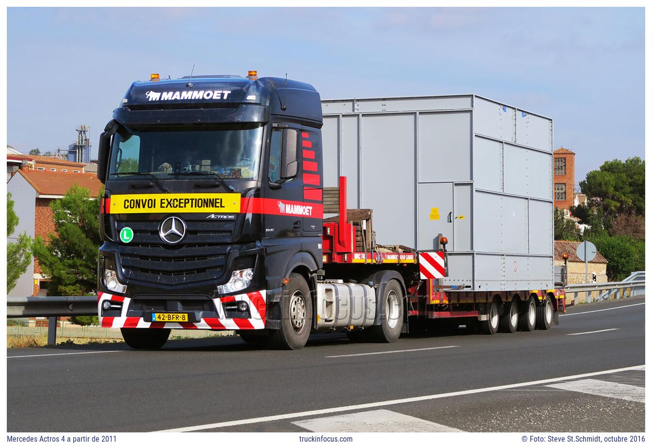 Mercedes Actros 4 a partir de 2011 Foto octubre 2016