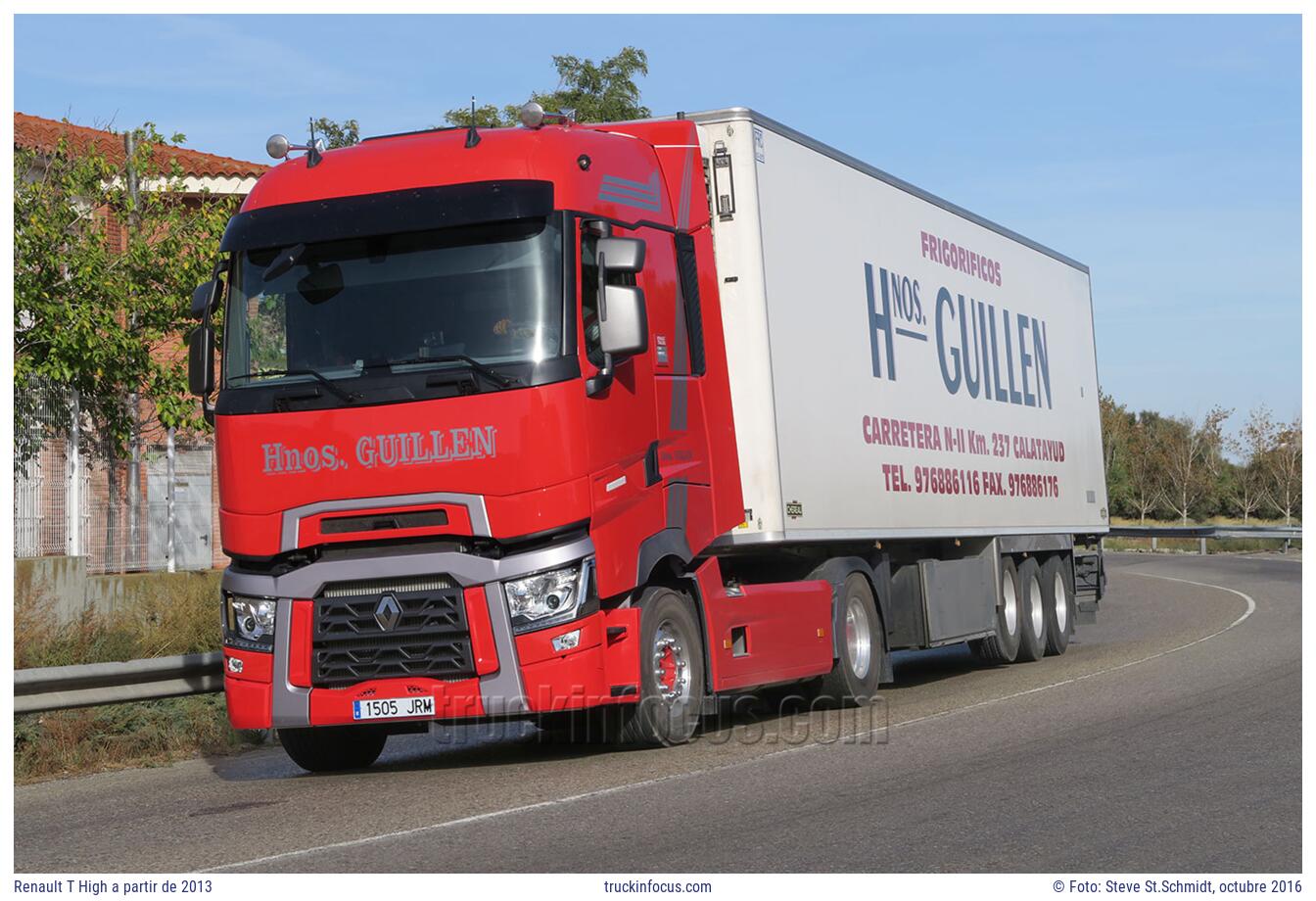 Renault T High a partir de 2013 Foto octubre 2016