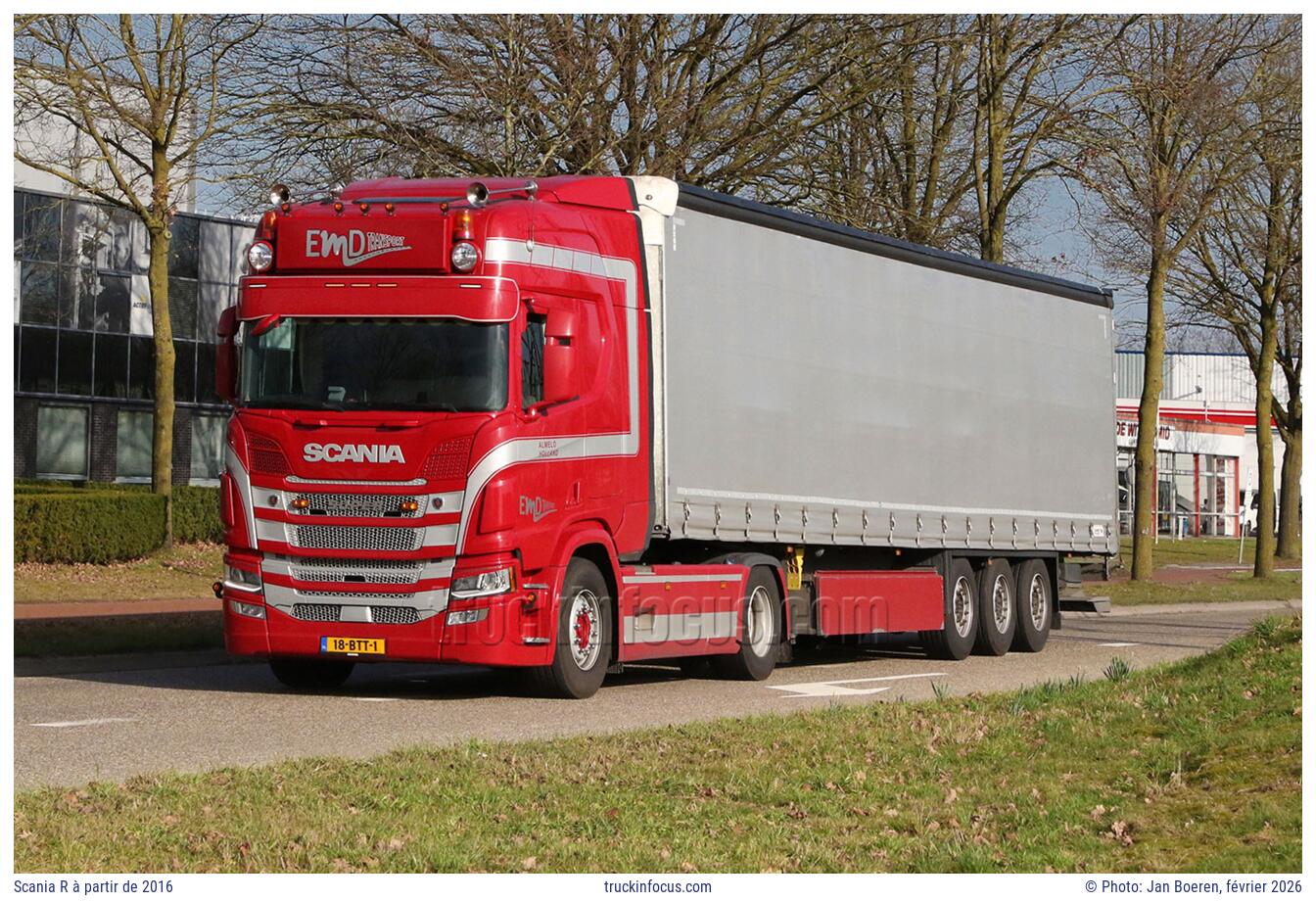 Scania R à partir de 2016 Photo février 2026