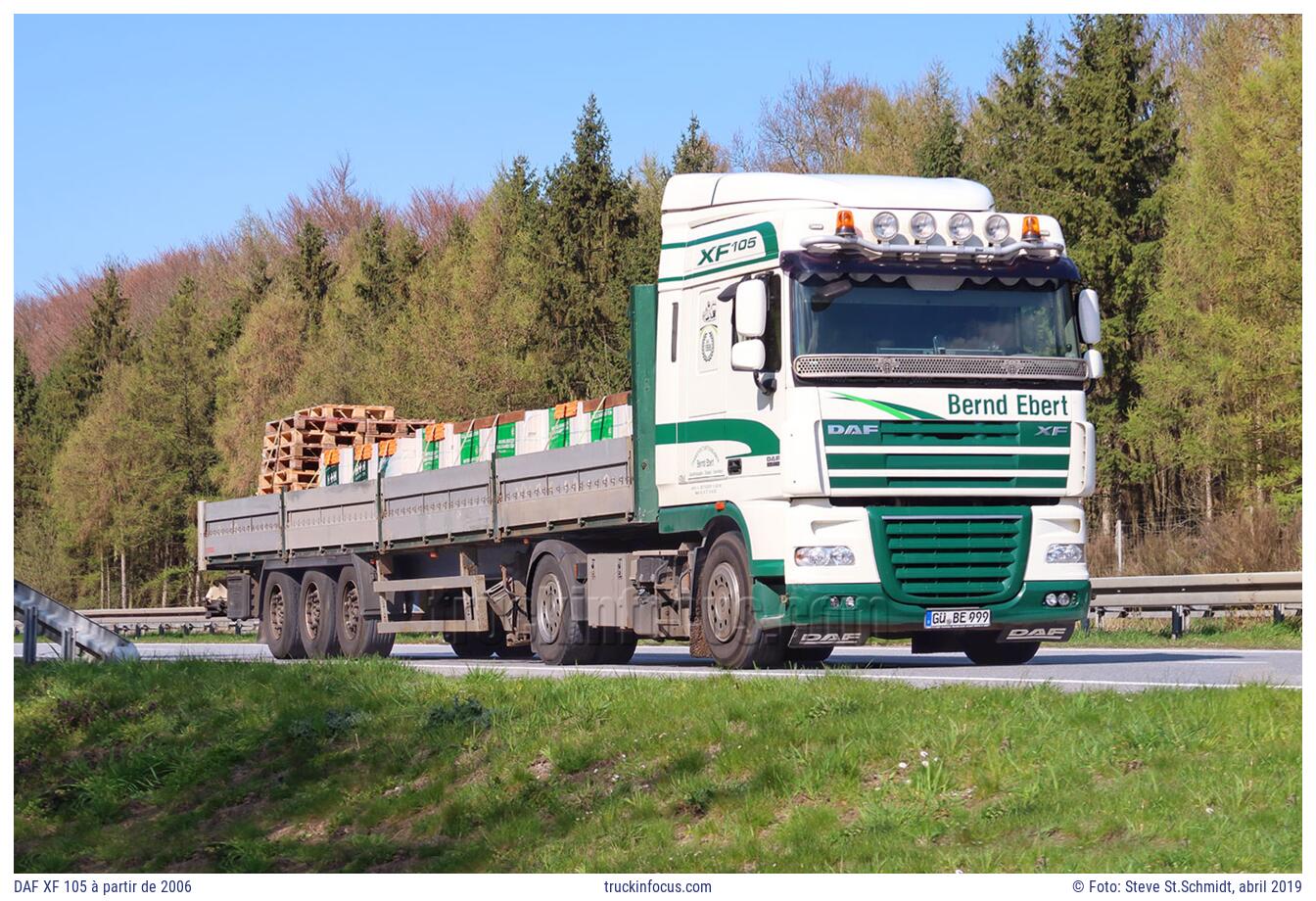 DAF XF 105 à partir de 2006 Foto abril 2019