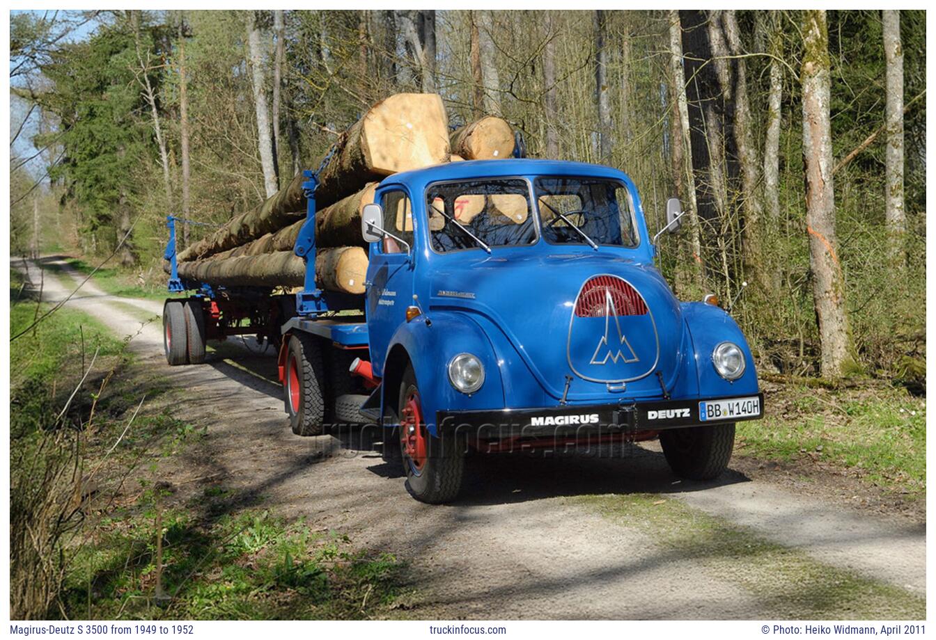 Magirus-Deutz S 3500 from 1949 to 1952 Photo April 2011