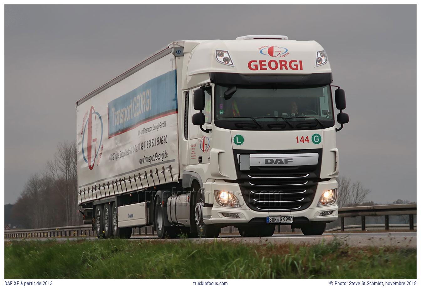 DAF XF à partir de 2013 Photo novembre 2018