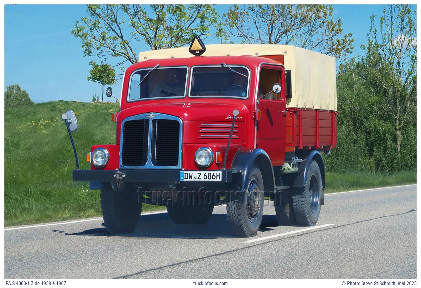 IFA S 4000-1 Z de 1958 à 1967 Photo mai 2025