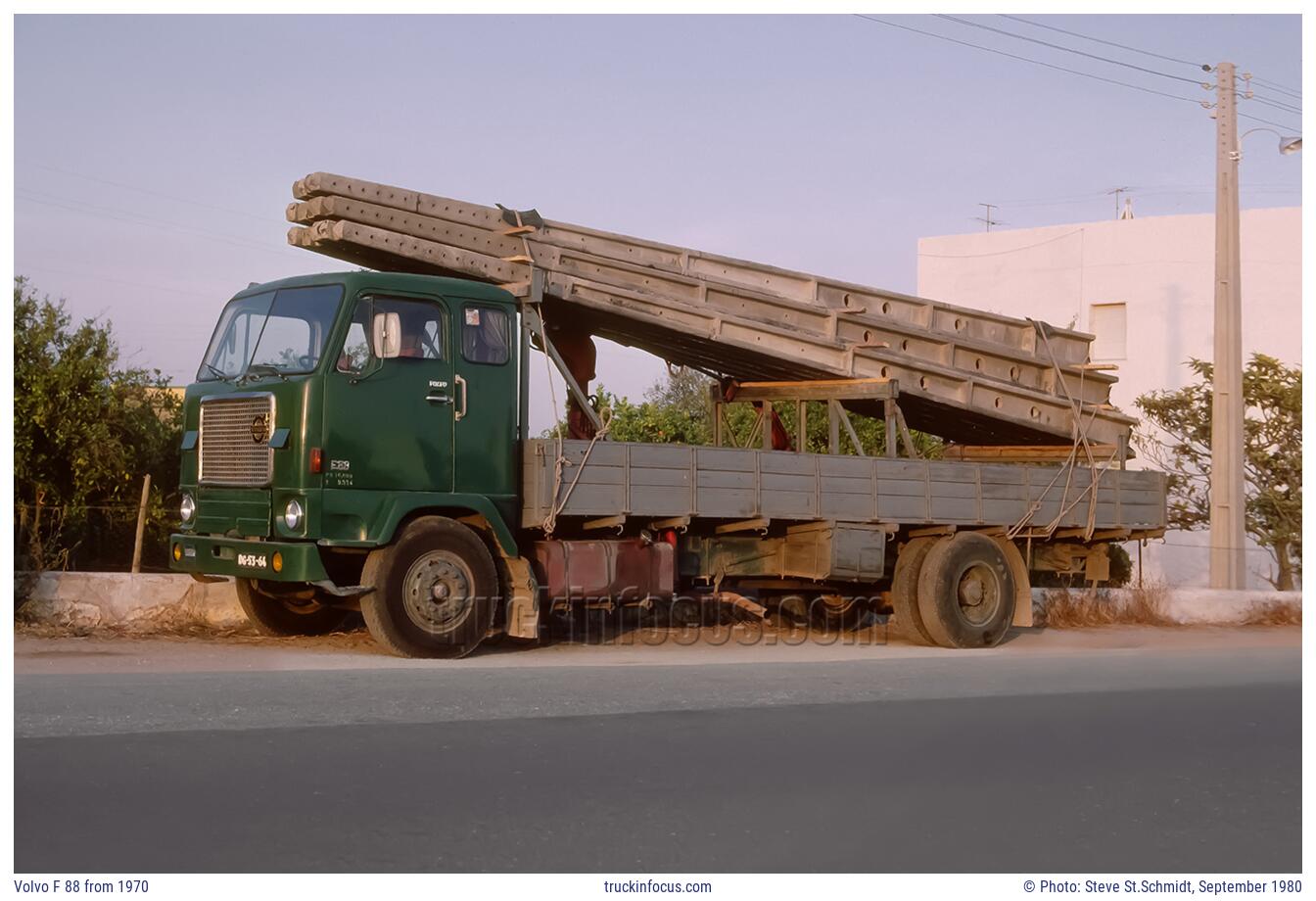 Volvo F 88 from 1970 Photo September 1980