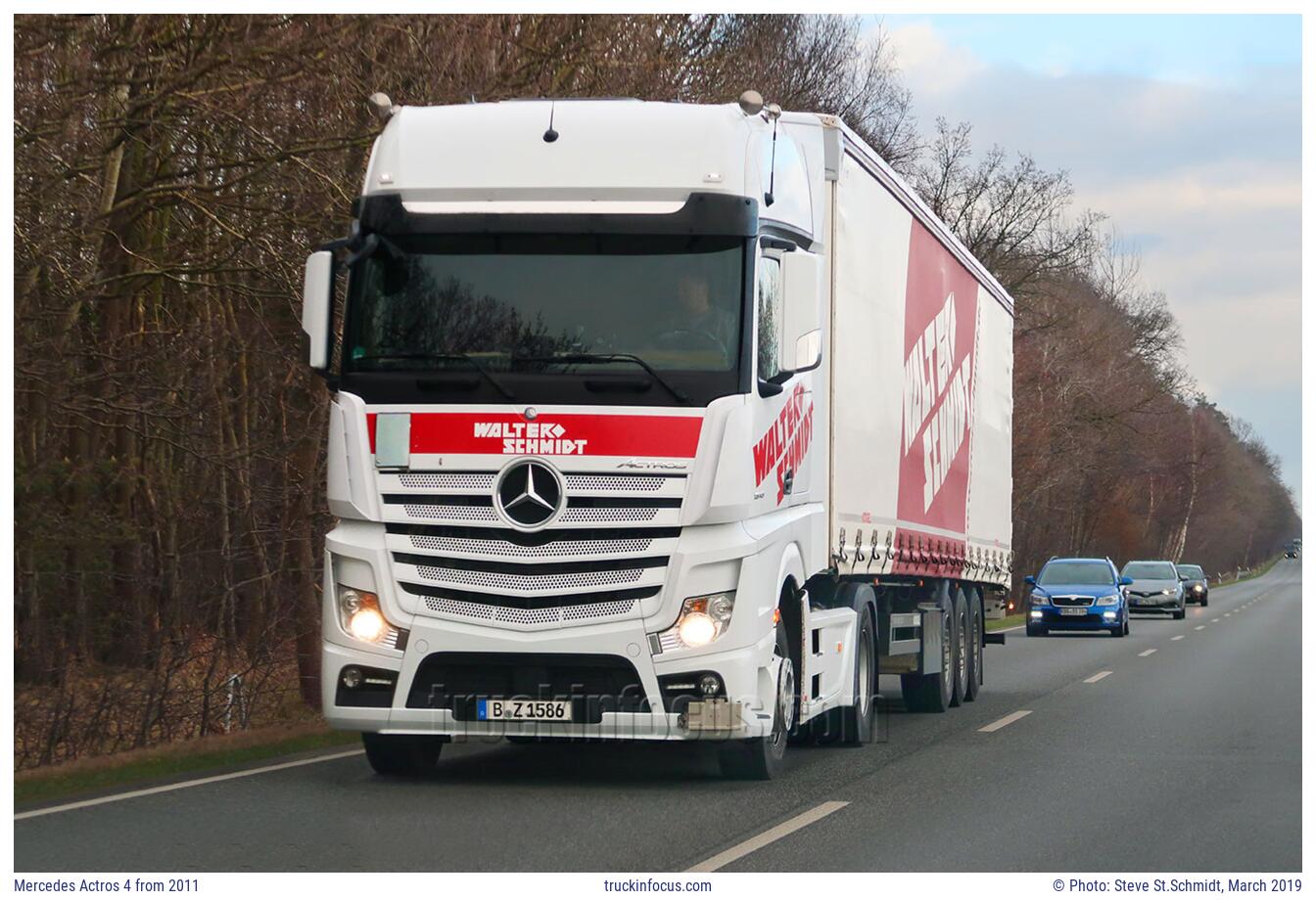 Mercedes Actros 4 from 2011 Photo March 2019