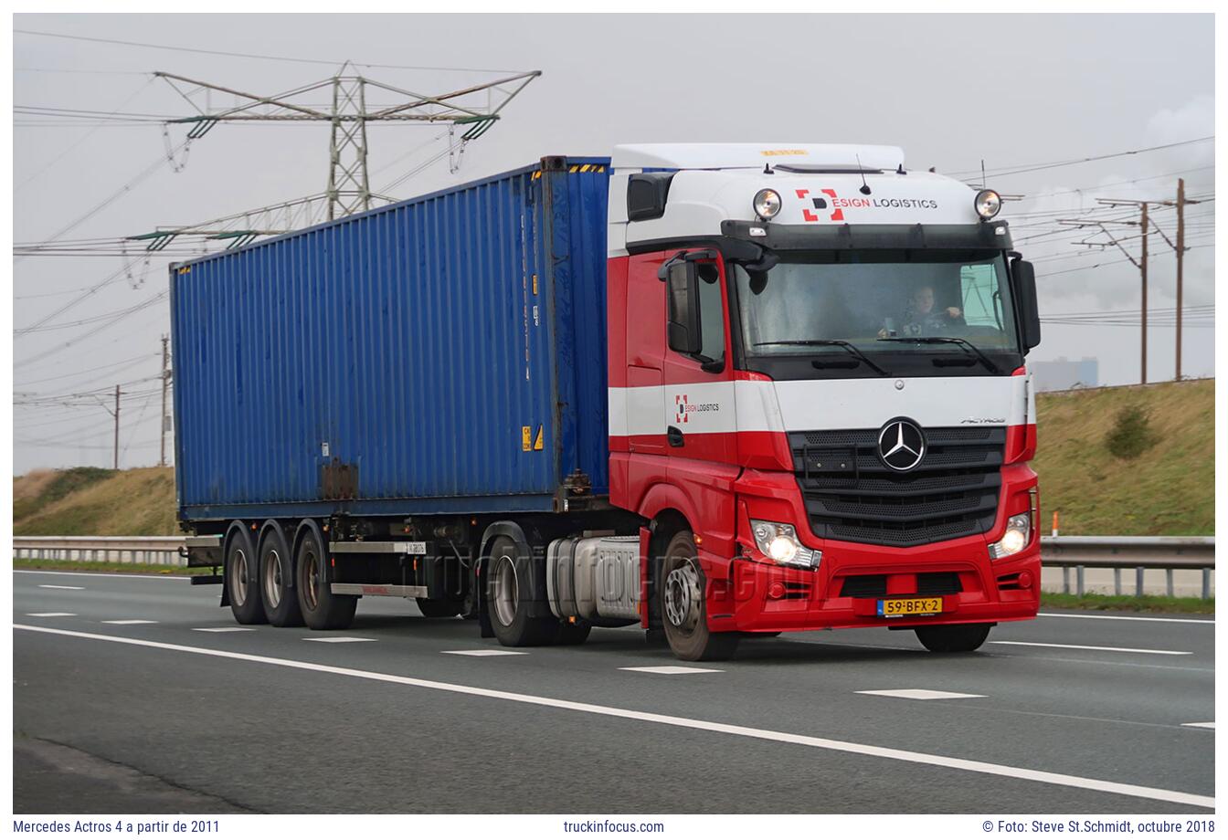 Mercedes Actros 4 a partir de 2011 Foto octubre 2018