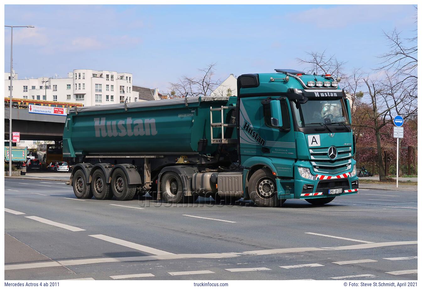 Mercedes Actros 4 ab 2011 Foto April 2021