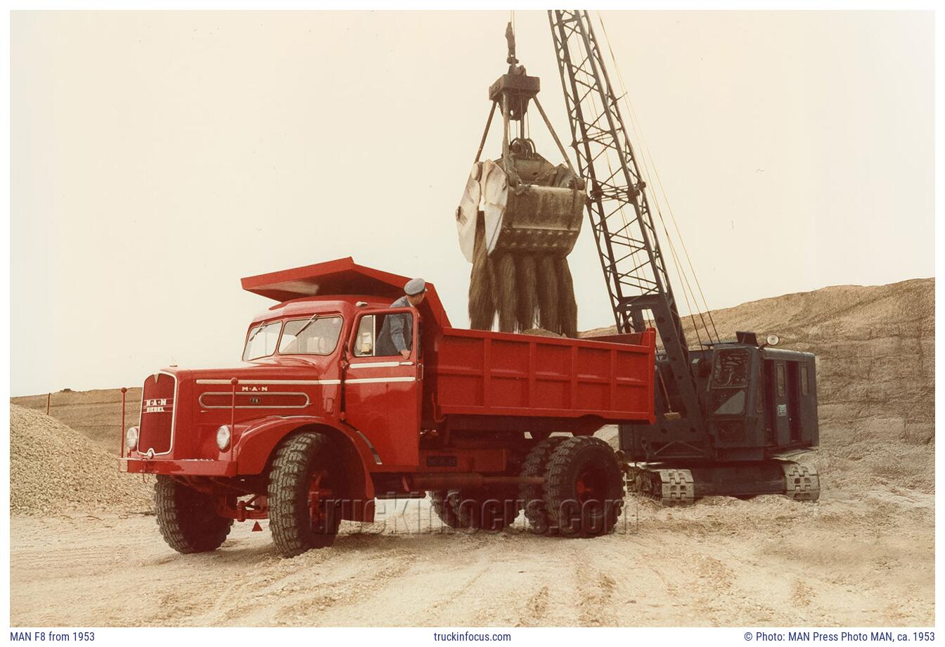 MAN F8 from 1953 Photo ca. 1953