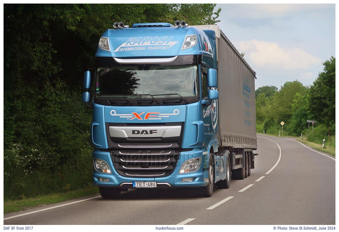 DAF XF from 2017 Photo June 2024
