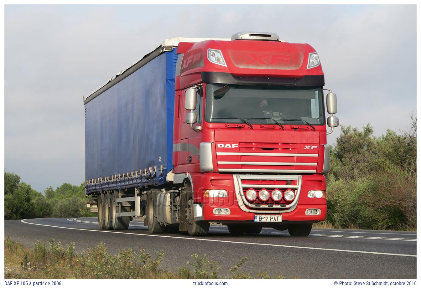 DAF XF 105 à partir de 2006 Photo octobre 2016