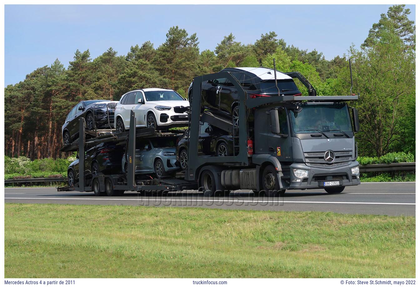 Mercedes Actros 4 a partir de 2011 Foto mayo 2022