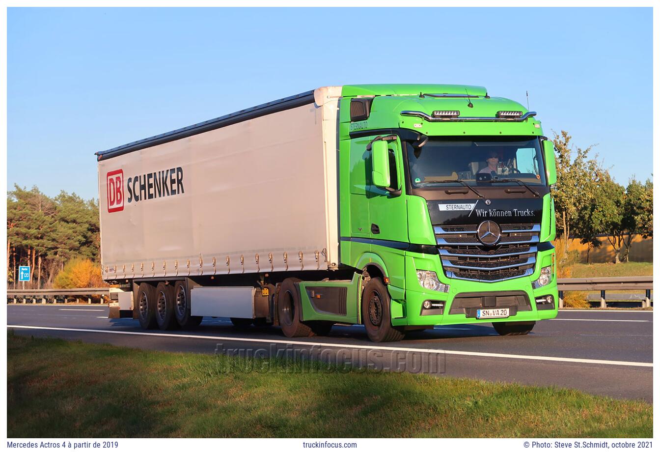 Mercedes Actros 4 à partir de 2019 Photo octobre 2021