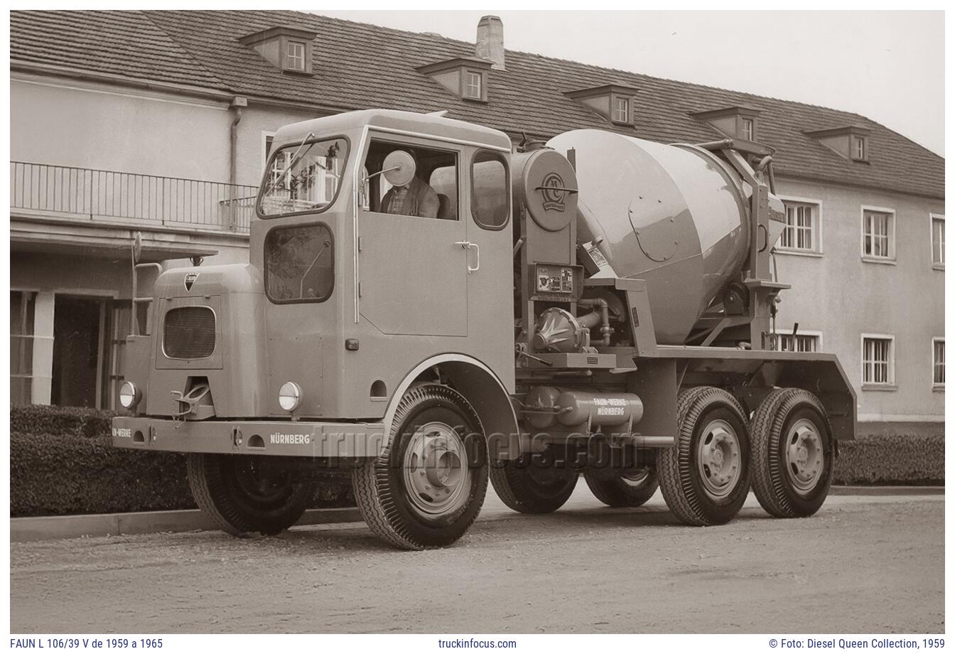 FAUN L 106/39 V de 1959 a 1965 Foto 1959