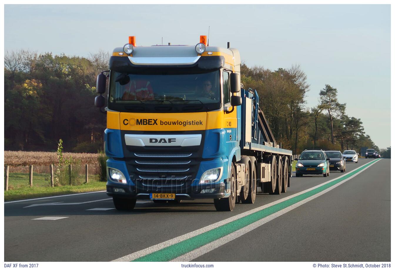 DAF XF from 2017 Photo October 2018