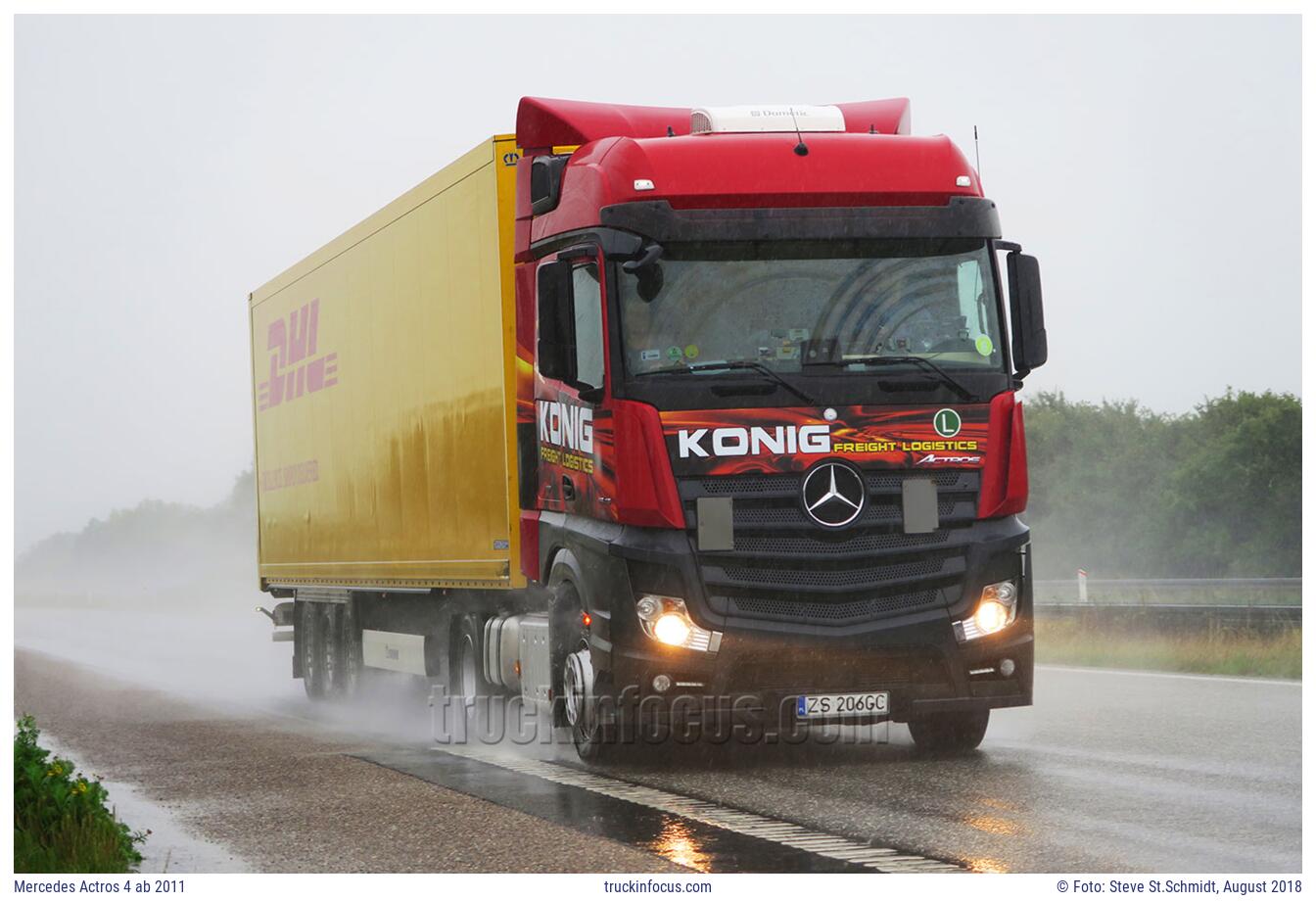 Mercedes Actros 4 ab 2011 Foto August 2018