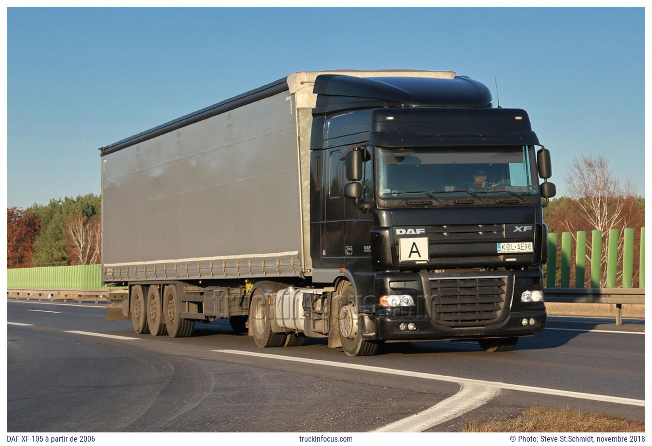 DAF XF 105 à partir de 2006 Photo novembre 2018