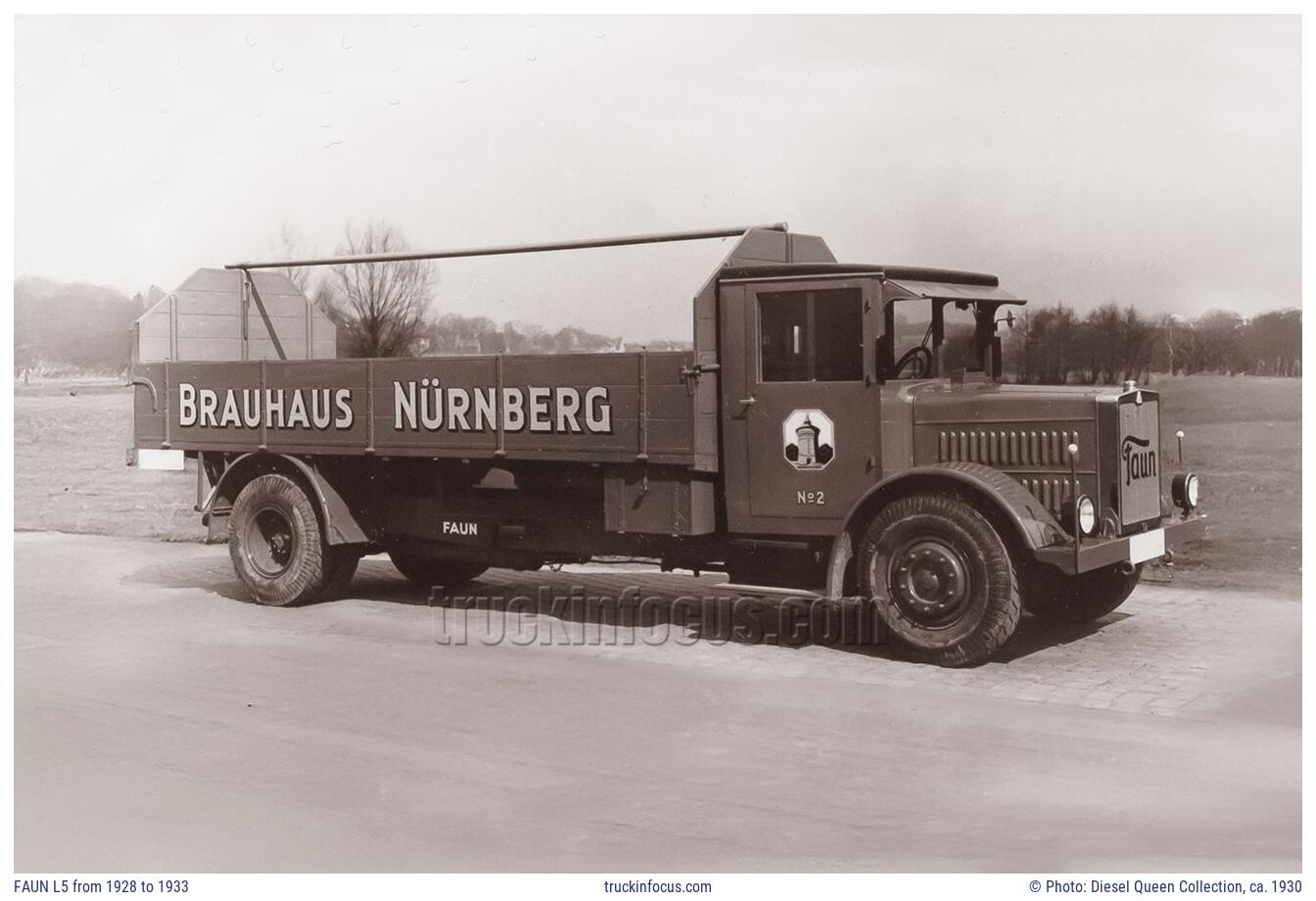 FAUN L5 from 1928 to 1933 Photo ca. 1930