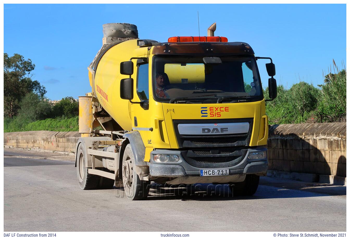 DAF LF Construction from 2014 Photo November 2021