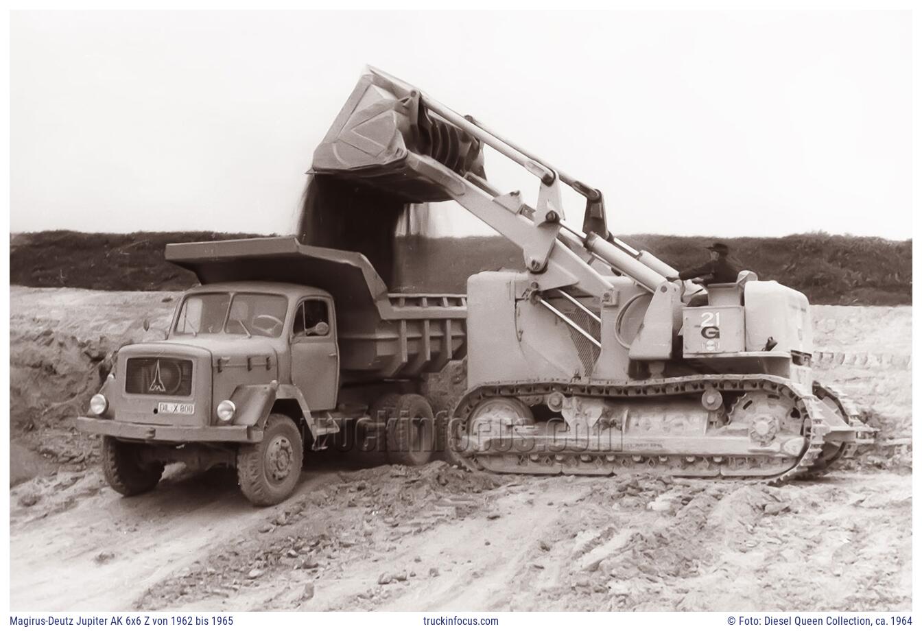 Magirus-Deutz Jupiter AK 6x6 Z von 1962 bis 1965 Foto ca. 1964