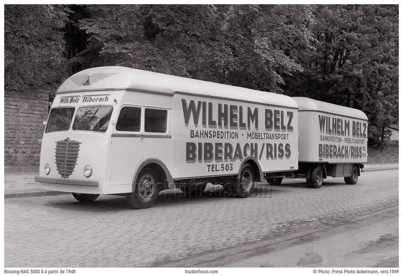 Büssing-NAG 5000 S à partir de 1948 Photo vers 1949