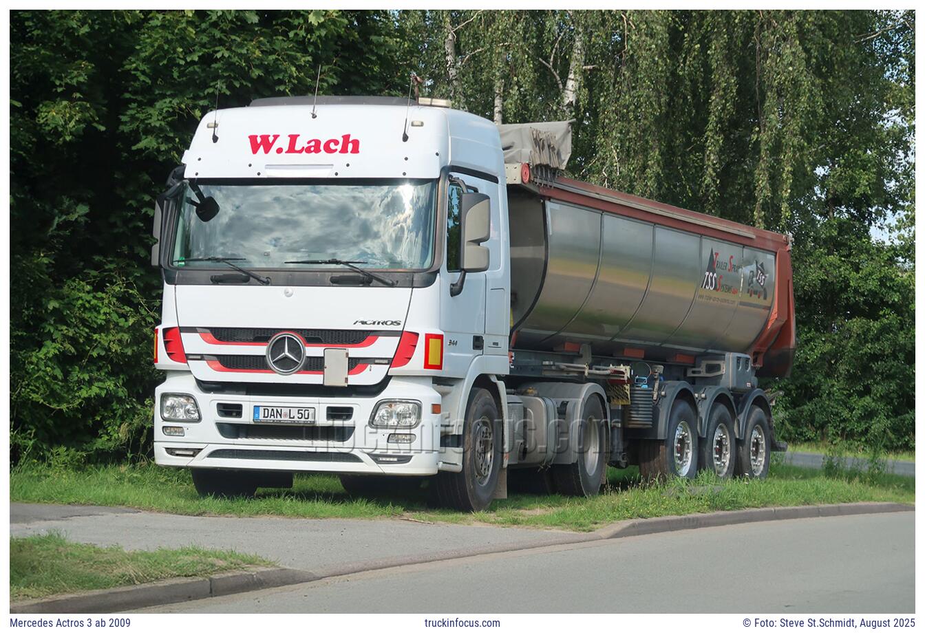 Mercedes Actros 3 ab 2009 Foto August 2025