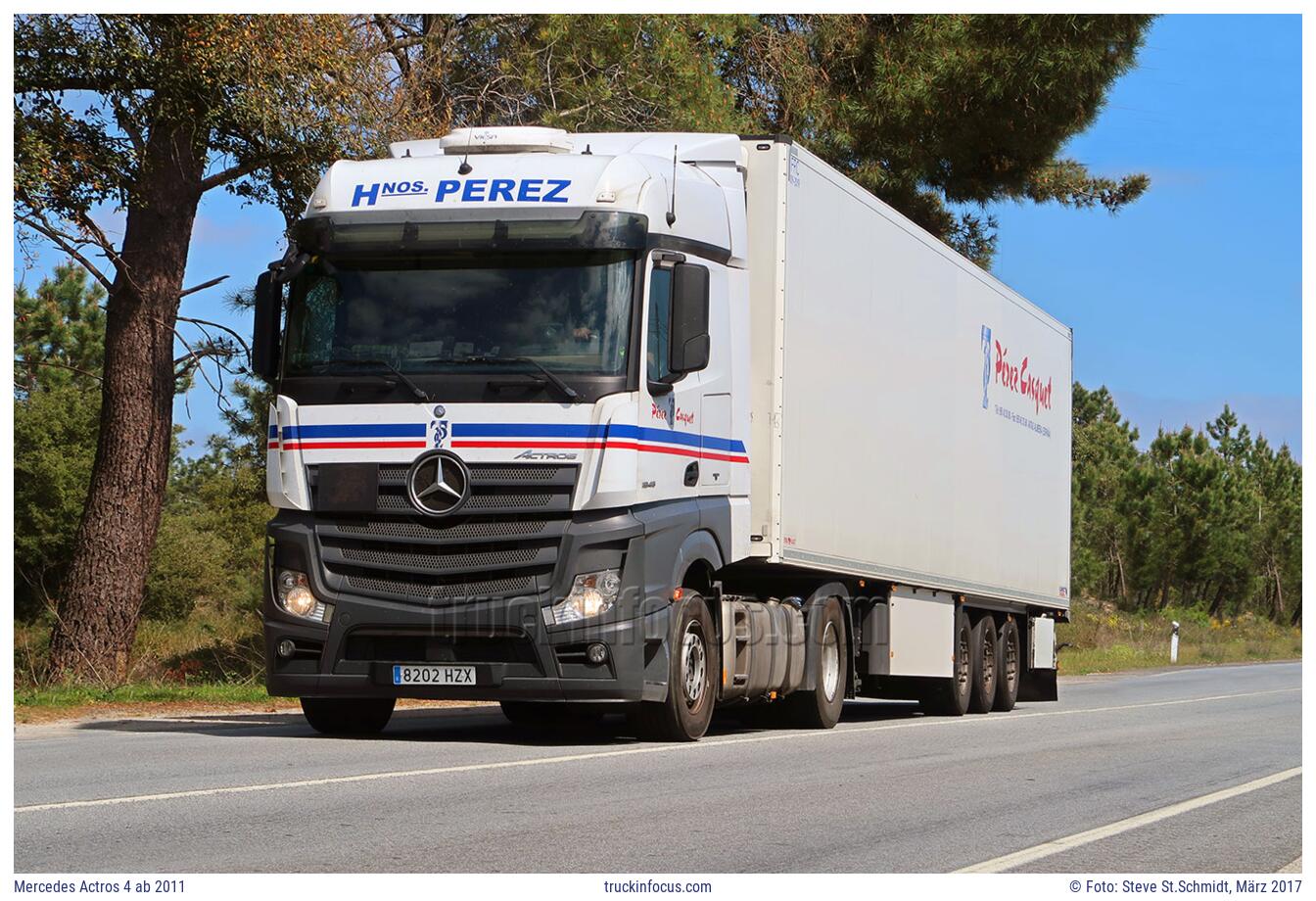 Mercedes Actros 4 ab 2011 Foto März 2017