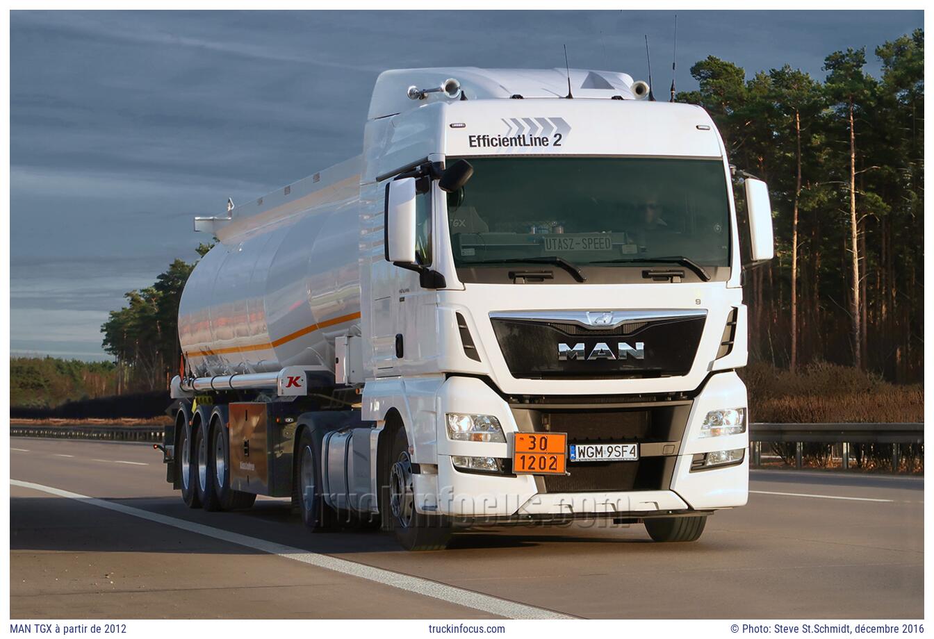 MAN TGX à partir de 2012 Photo décembre 2016