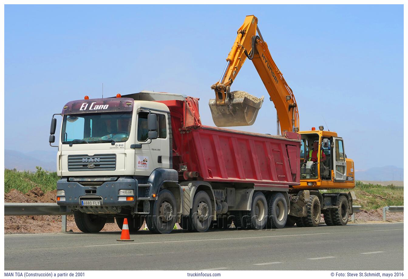 MAN TGA (Construcción) a partir de 2001 Foto mayo 2016