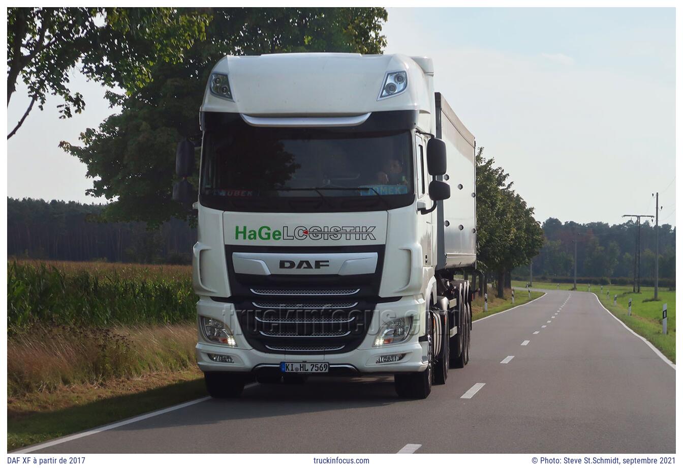 DAF XF à partir de 2017 Photo septembre 2021