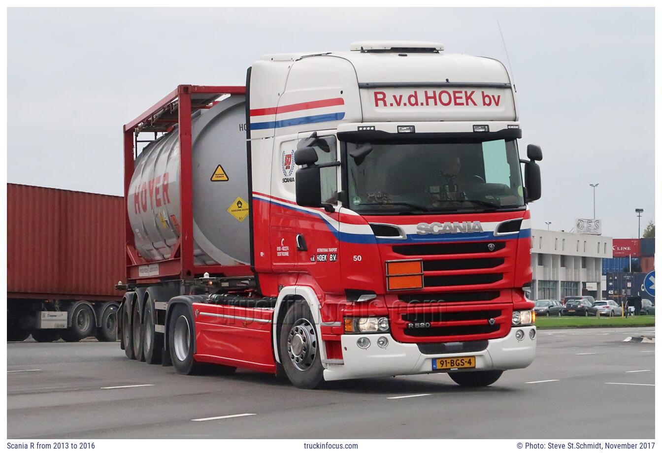 Scania R from 2013 to 2016 Photo November 2017