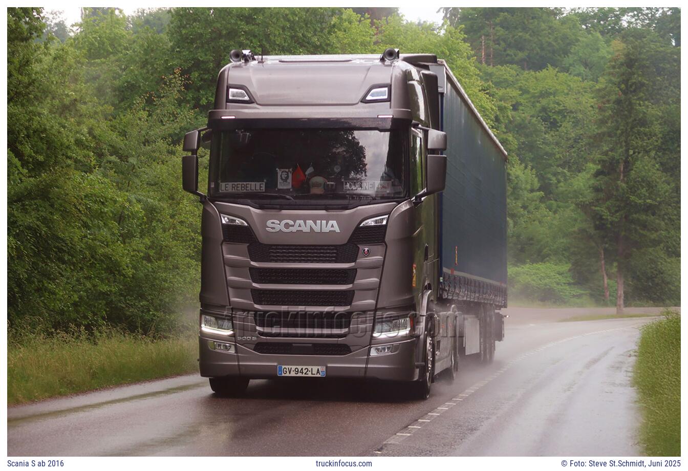Scania S ab 2016 Foto Juni 2025