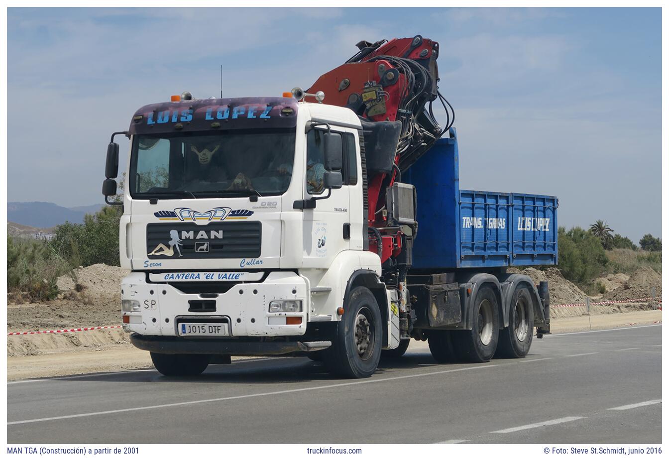 MAN TGA (Construcción) a partir de 2001 Foto junio 2016