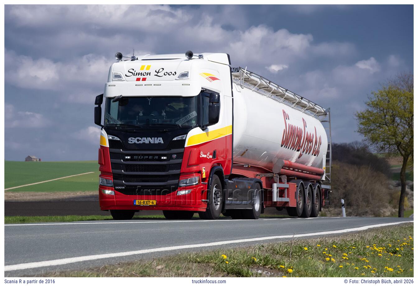 Scania R a partir de 2016 Foto abril 2026
