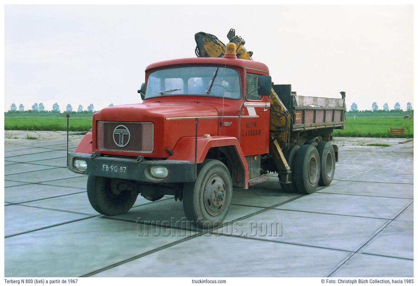 Terberg N 800 (6x6) a partir de 1967 Foto hacia 1985