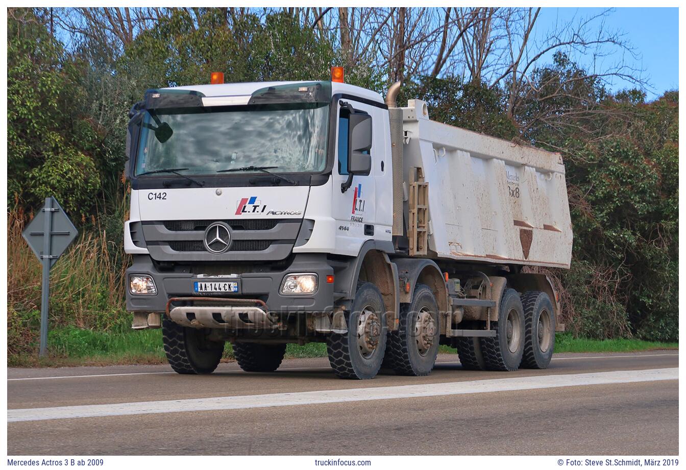 Mercedes Actros 3 B ab 2009 Foto März 2019