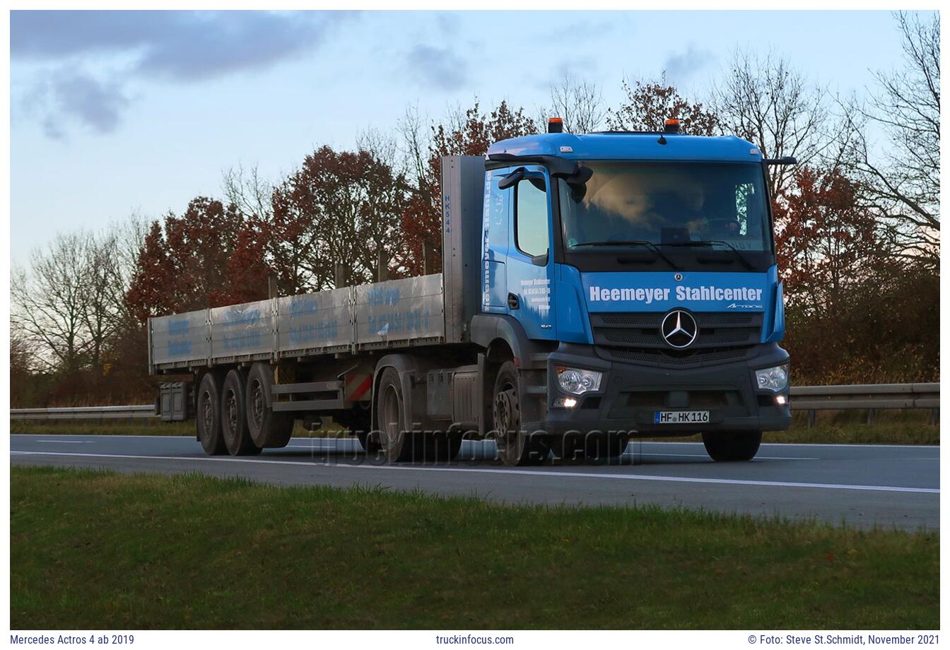 Mercedes Actros 4 ab 2019 Foto November 2021