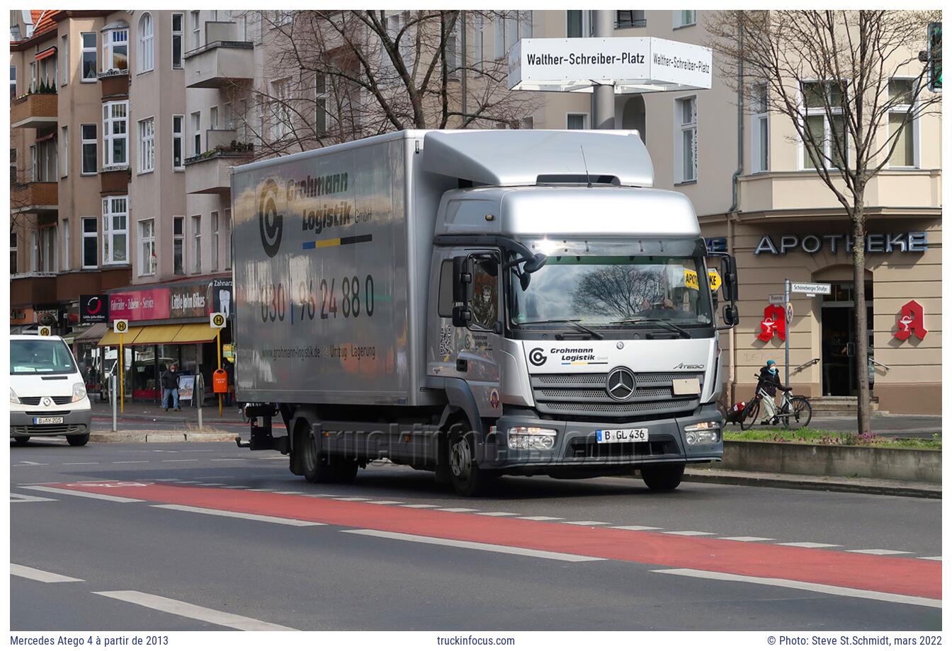 Mercedes Atego 4 à partir de 2013 Photo mars 2022