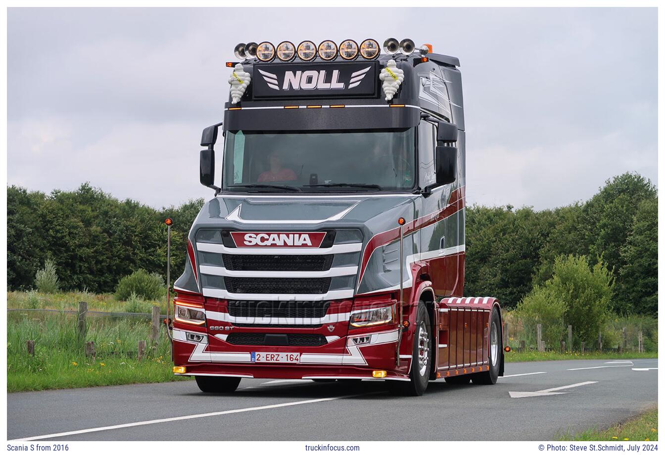 Scania S from 2016 Photo July 2024