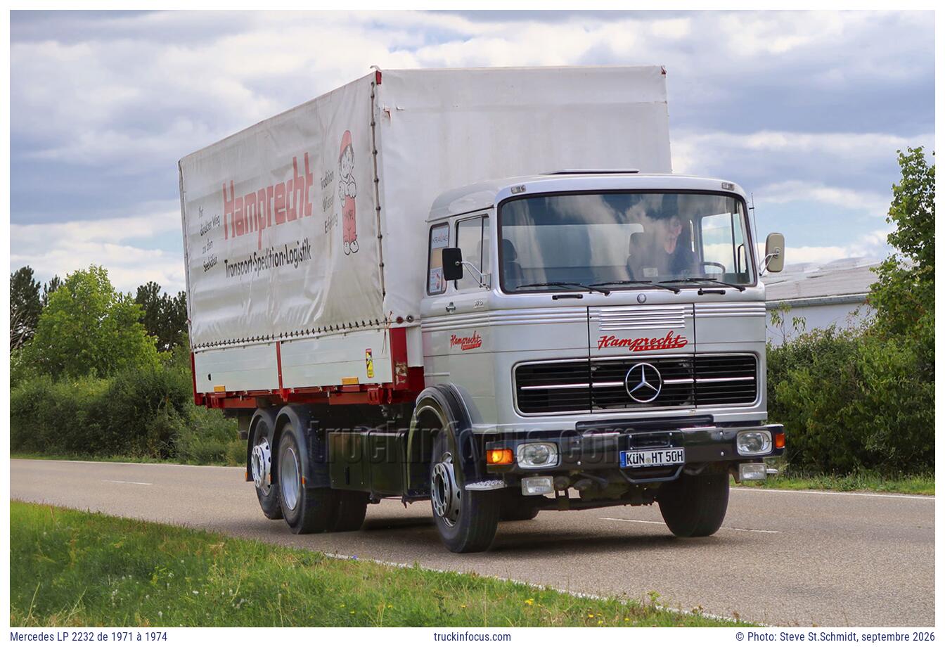 Mercedes LP 2232 de 1971 à 1974 Photo septembre 2026